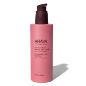 AHAVA MINERAL BODY LOTION  CACTUS & PINK PEP 8.5oz